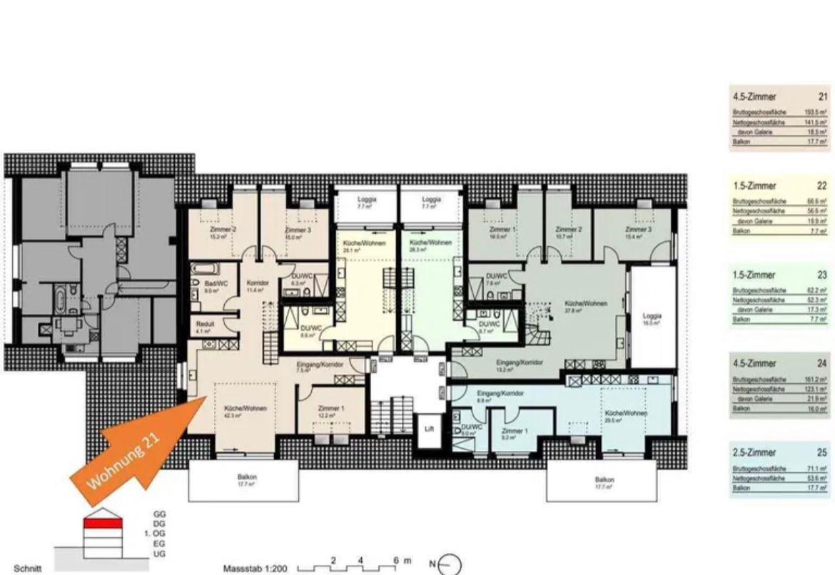 Schönes Zimmer in neuer 4.5 Zimmer Dachwohnung 3